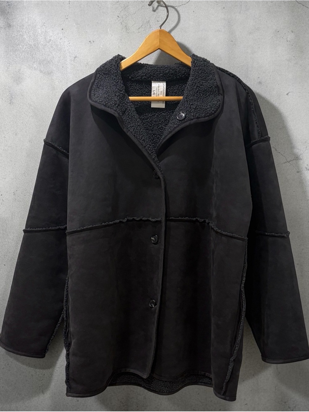 Banana Republic NWOT Women’s Sherpa Reversible Jacket Size L